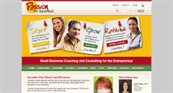 Desktop Screenshot of passionforbusiness.com